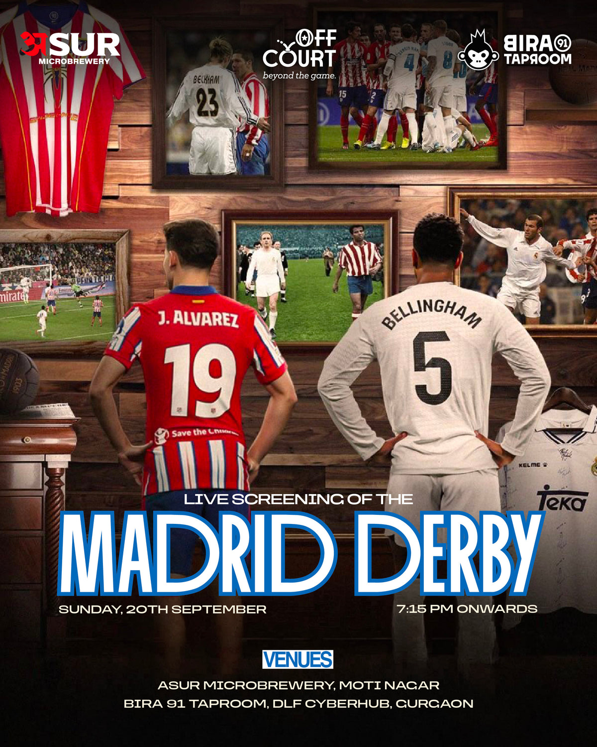 Atletico de Madrid vs Real Madrid: Live Screening on 20th September, Sunday