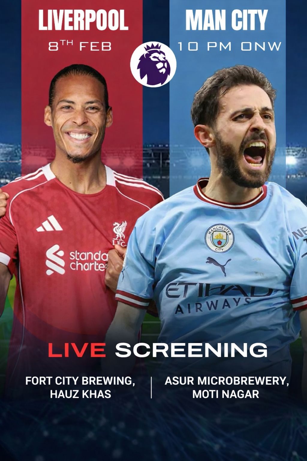 Liverpool vs Manchester City: Live Screening